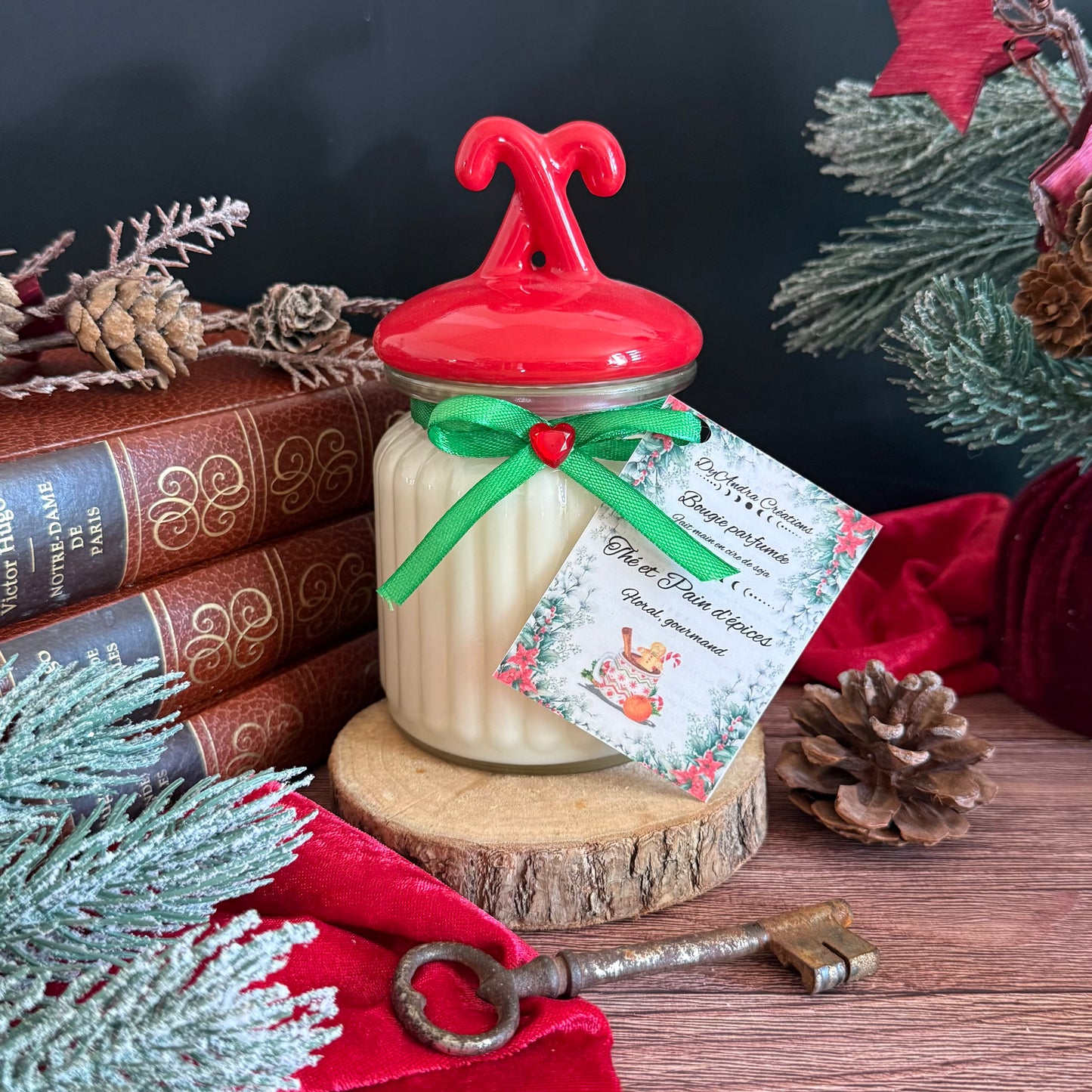 Bougie parfumée – Thé & Pain d’épices | Édition limitée de Noël